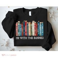 I'm With The Banned Book Sweatshirt thumb 2