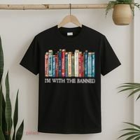 I'm With The Banned Book T-Shirt thumb 2