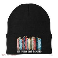 I'm With The Banned Book Beanie thumb 0