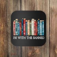 I'm With The Banned Book Coaster thumb 0