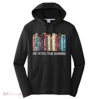 I'm With The Banned Book Performance Fleece Hoodie thumb 0