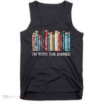 I'm With The Banned Book Tank Top thumb 0