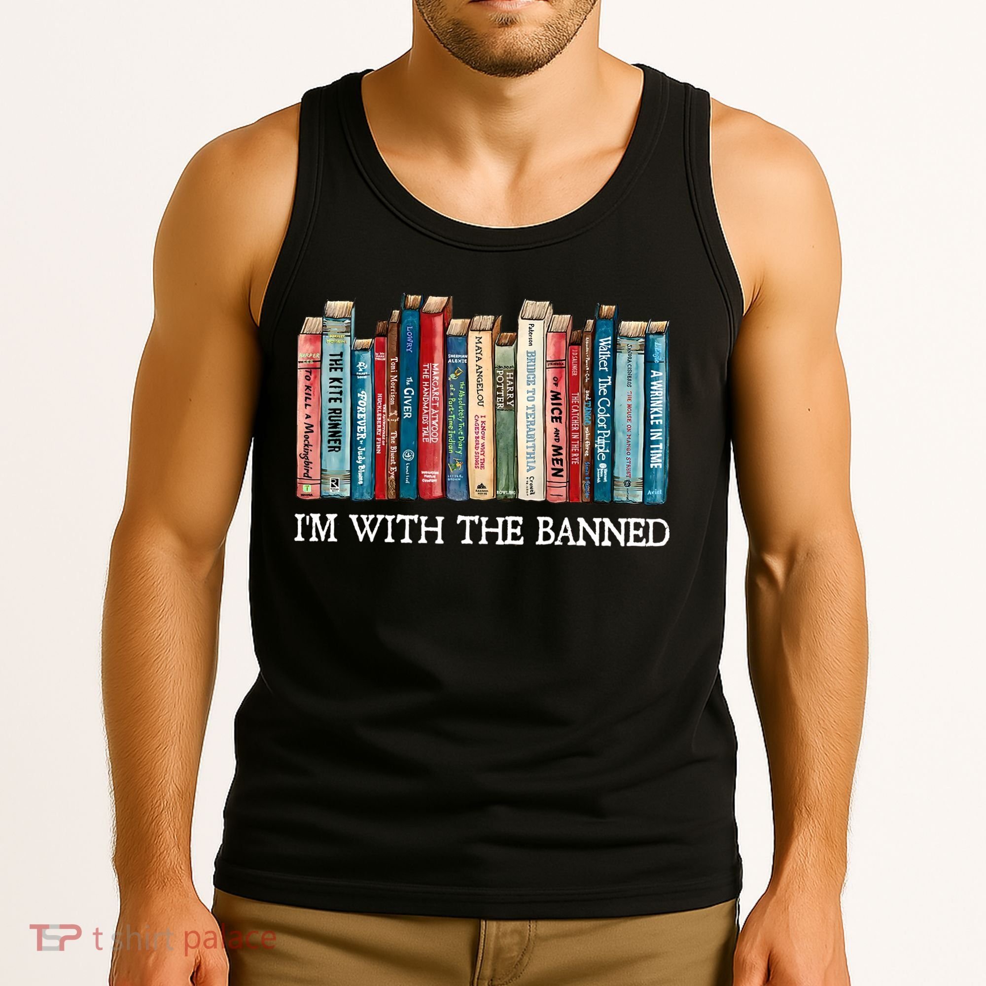 I'm With The Banned Book Tank Top