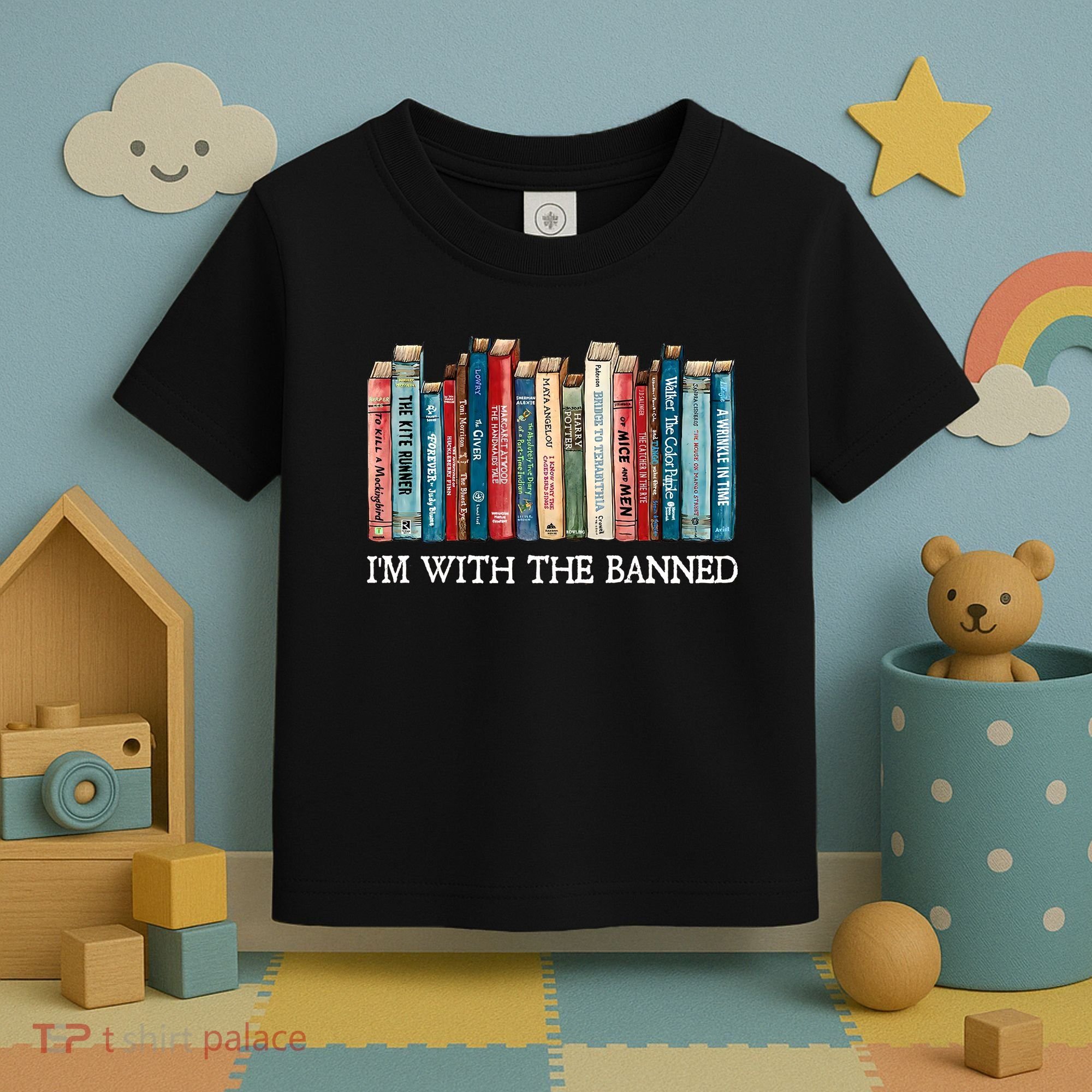 I'm With The Banned Book Toddler T-Shirt