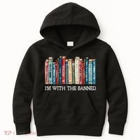 I'm With The Banned Book Kids Hoodie thumb 0