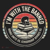IM With The Banned Books Unite Us Censorship Divides Us Women's Sweatshirt thumb 2