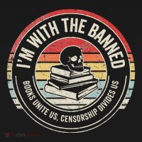IM With The Banned Books Unite Us Censorship Divides Us Baby Bodysuit thumb 2