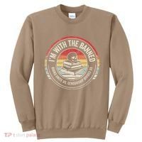 IM With The Banned Books Unite Us Censorship Divides Us Sweatshirt thumb 0