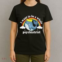I Want To Be A Whale Psychiatrist T-Shirt thumb 4