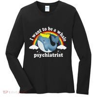 I Want To Be A Whale Psychiatrist Women's Long Sleeve Shirt thumb 0