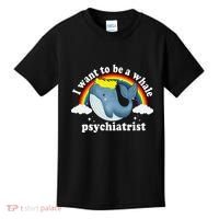 I Want To Be A Whale Psychiatrist Kids T-Shirt thumb 0