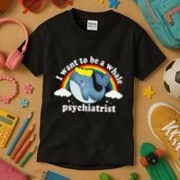 I Want To Be A Whale Psychiatrist Kids T-Shirt thumb 3