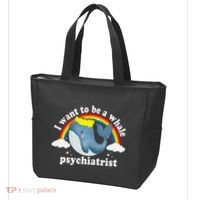 I Want To Be A Whale Psychiatrist Tote Bag thumb 3