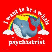 I Want To Be A Whale Psychiatrist Santa Hat thumb 1