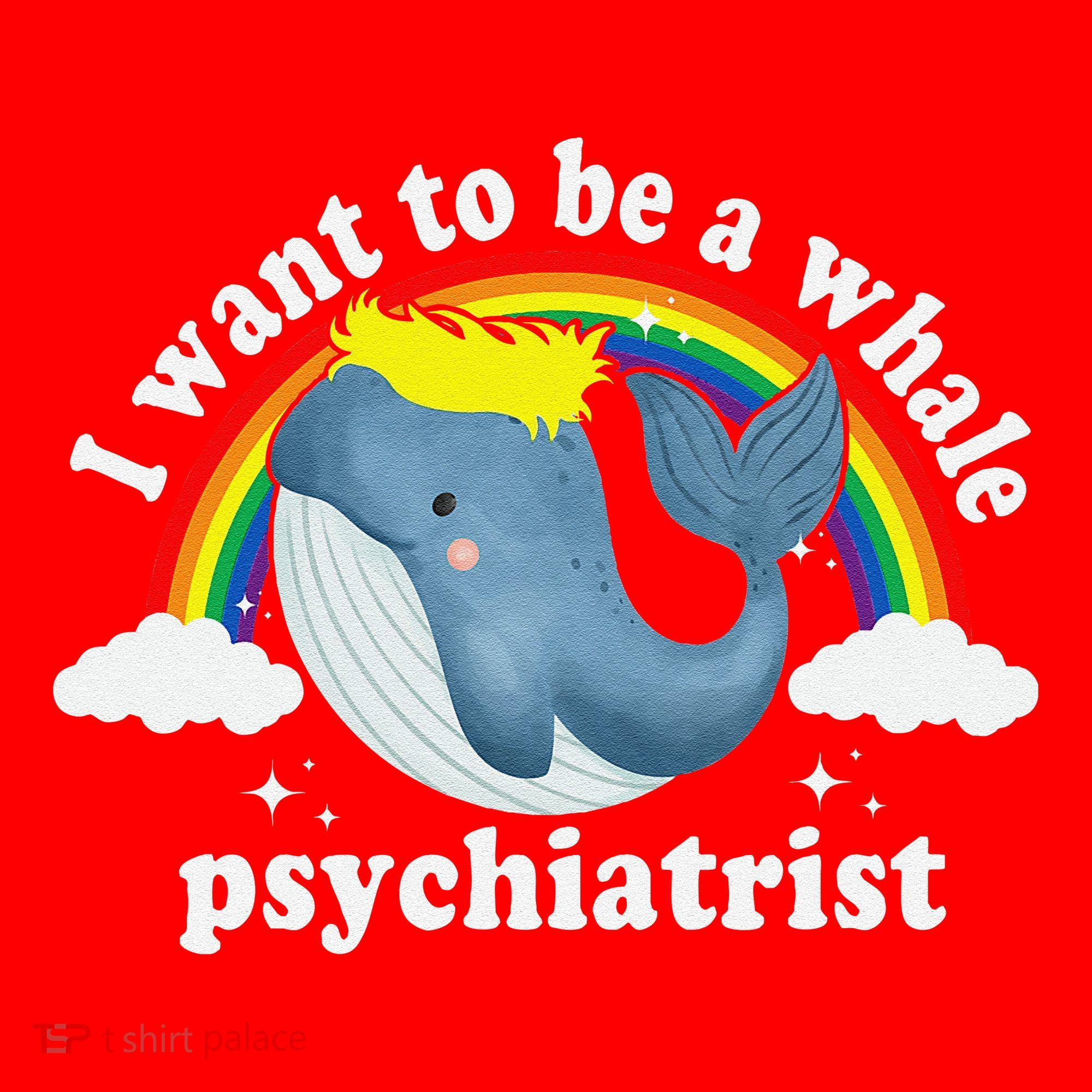 I Want To Be A Whale Psychiatrist Santa Hat