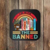 I'm with The Banned Books Lover Coaster thumb 0