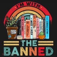I'm with The Banned Books Lover Women's Hoodie thumb 2