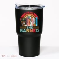 I'm with The Banned Books Lover Tumbler thumb 0
