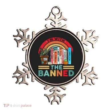 I'm with The Banned Books Lover Ornament