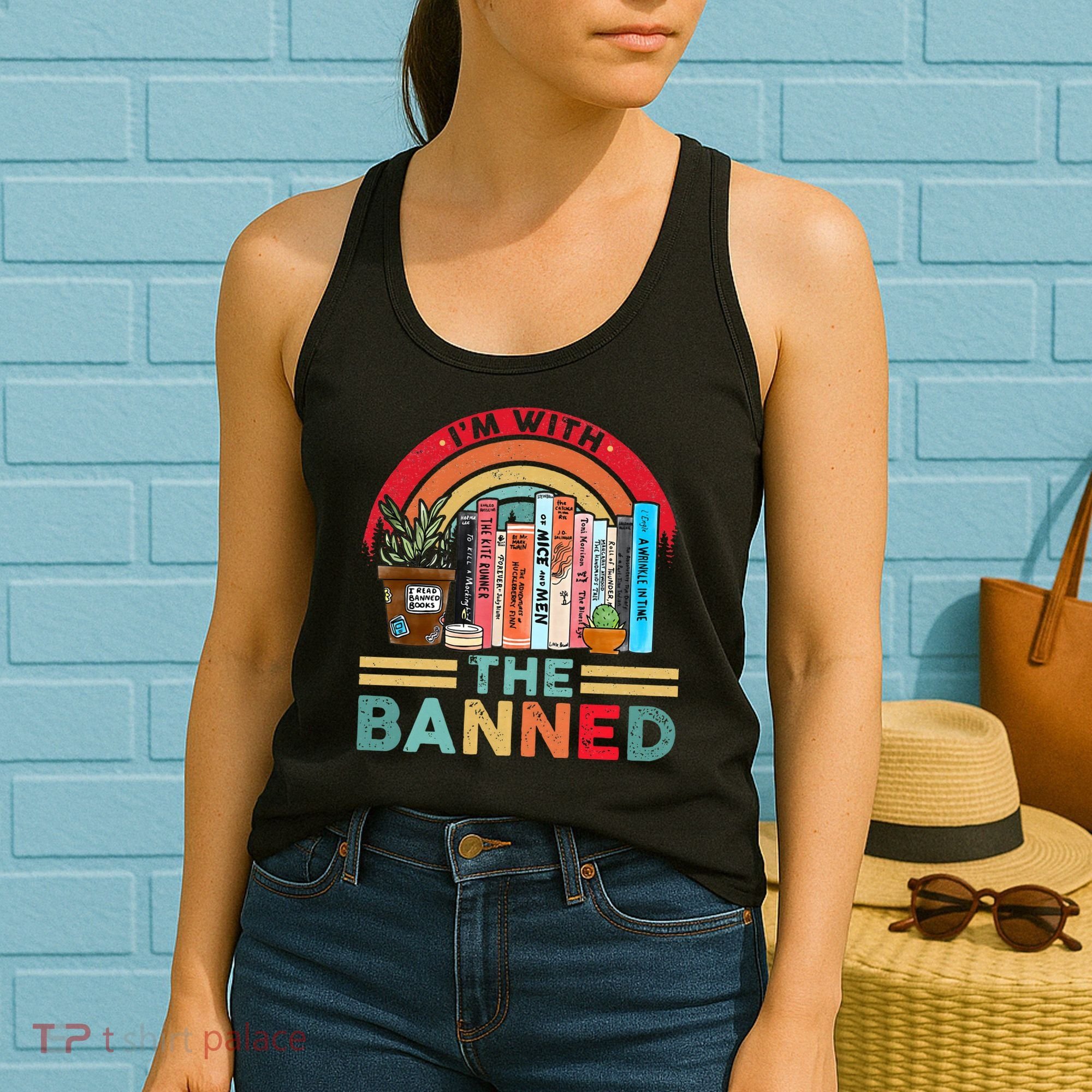 I'm with The Banned Books Lover Women's Tank Top