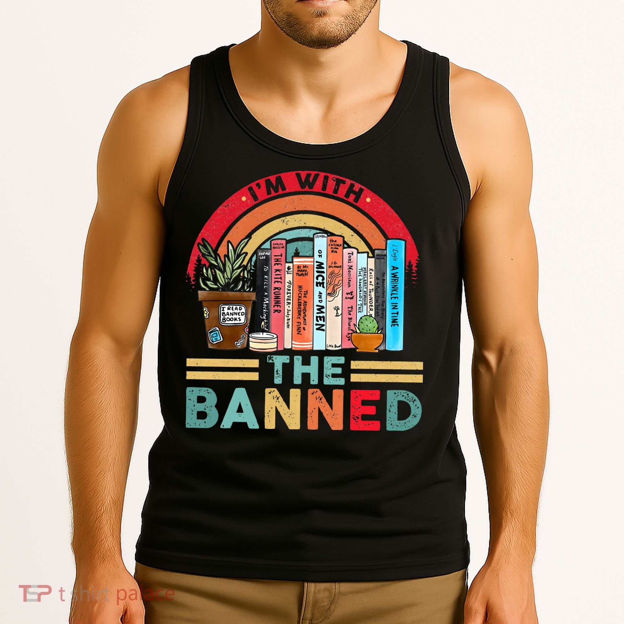 I'm with The Banned Books Lover Tank Top