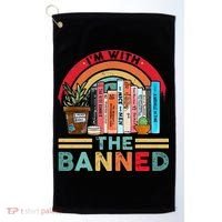 I'm with The Banned Books Lover Golf Towel thumb 0