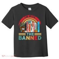 I'm with The Banned Books Lover Toddler T-Shirt thumb 0