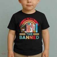 I'm with The Banned Books Lover Toddler T-Shirt thumb 2