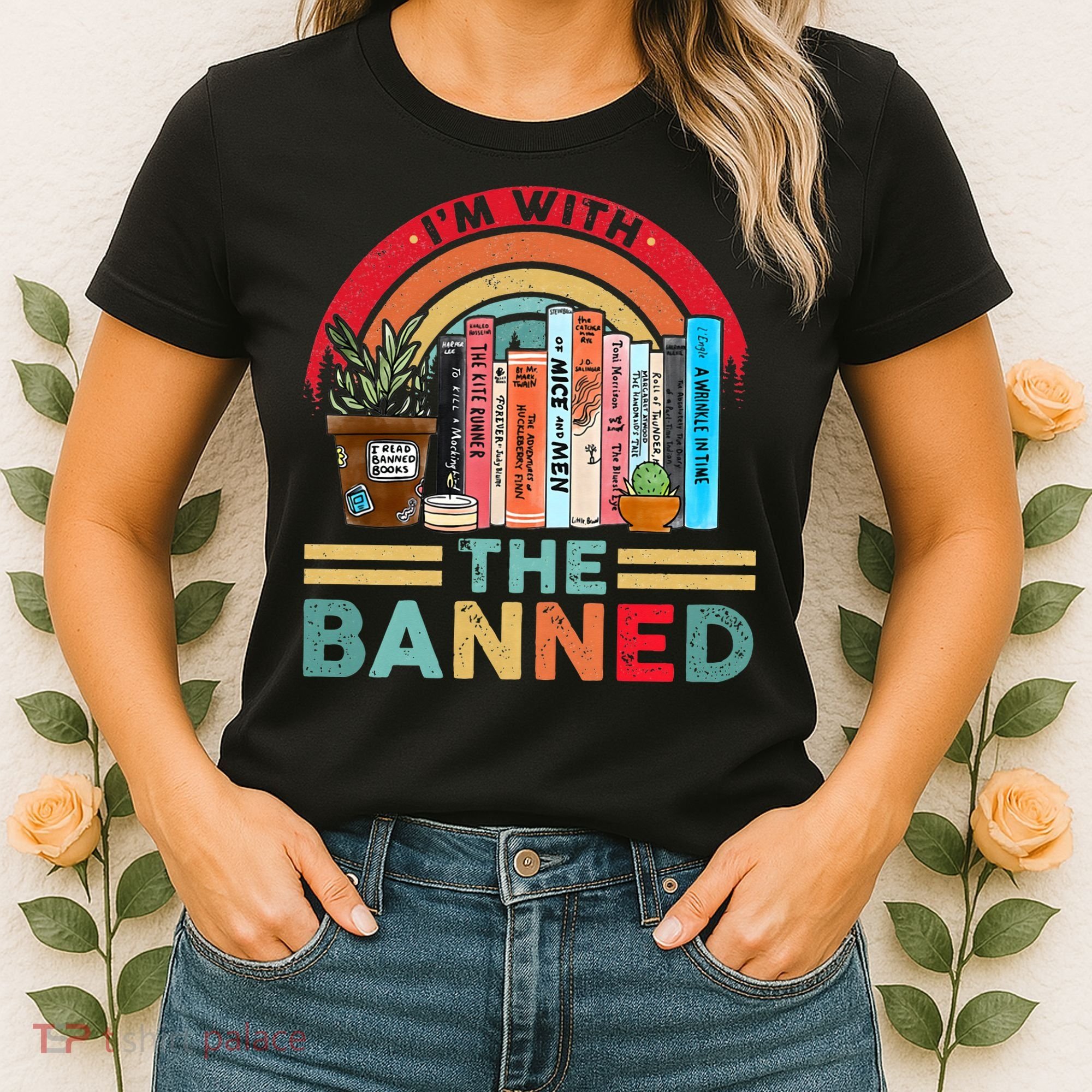I'm with The Banned Books Lover Women's T-Shirt