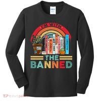 I'm with The Banned Books Lover Kids Long Sleeve Shirt thumb 0