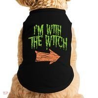 Im With The Witch Husband Halloween Costume Couple Doggie Tank thumb 0
