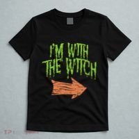 Im With The Witch Husband Halloween Costume Couple T-Shirt thumb 5
