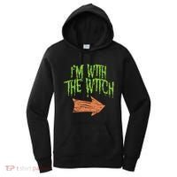 Im With The Witch Husband Halloween Costume Couple Women's Hoodie thumb 0