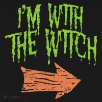 Im With The Witch Husband Halloween Costume Couple Mousepad thumb 1