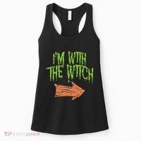 Im With The Witch Husband Halloween Costume Couple Women's Tank Top thumb 0