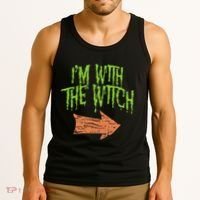 Im With The Witch Husband Halloween Costume Couple Tank Top thumb 3