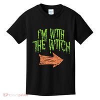 Im With The Witch Husband Halloween Costume Couple Kids T-Shirt thumb 0