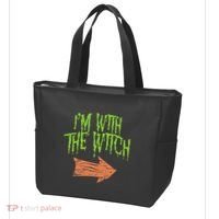 Im With The Witch Husband Halloween Costume Couple Tote Bag thumb 3
