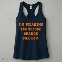 I'm wearing Tennessee orange for him Women's Tank Top thumb 3