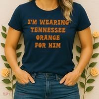 I'm wearing Tennessee orange for him Women's T-Shirt thumb 2