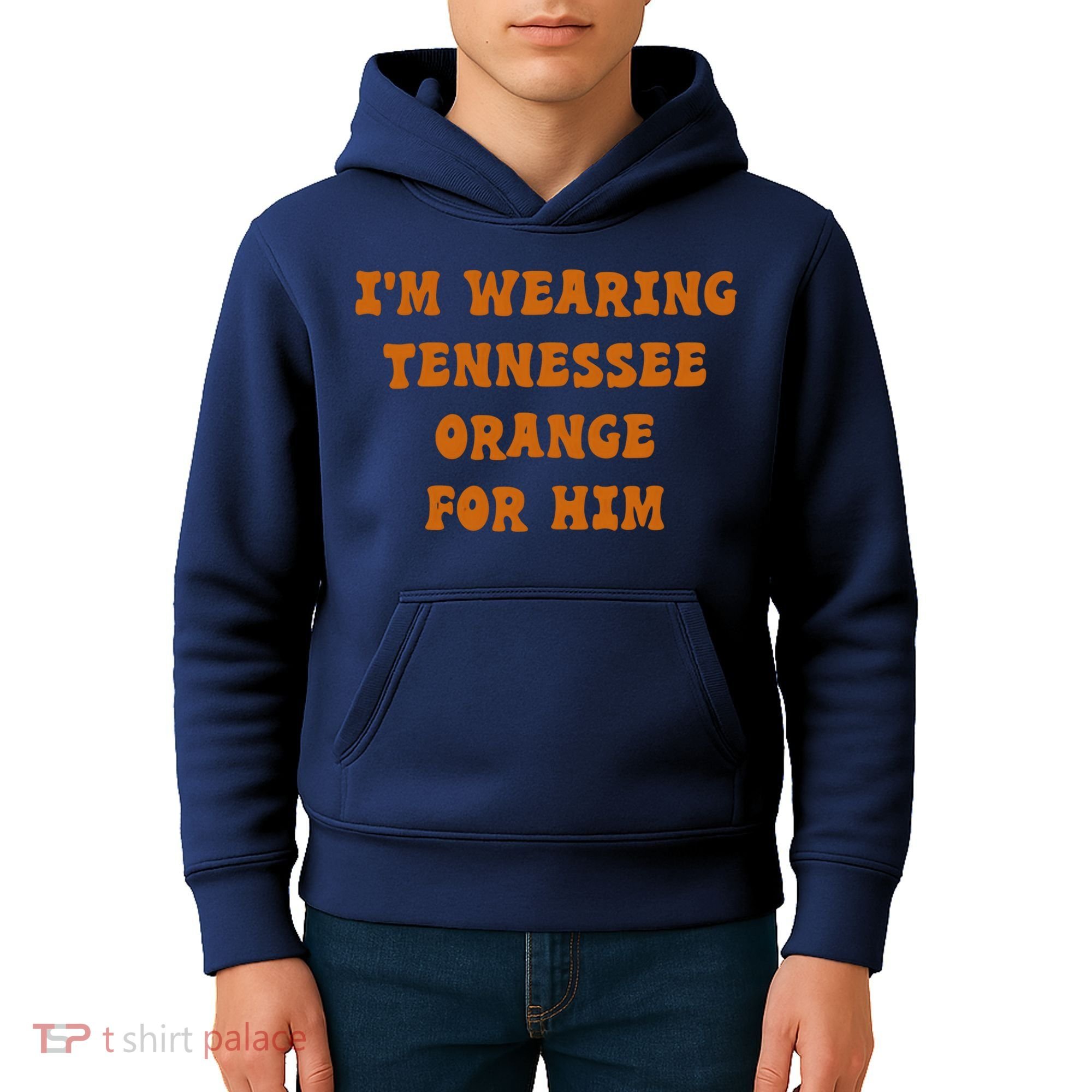I'm wearing Tennessee orange for him Kids Hoodie