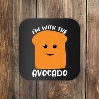 Im With The Avocado Toast Coaster thumb 0