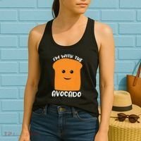 Im With The Avocado Toast Women's Tank Top thumb 2