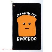 Im With The Avocado Toast Golf Towel thumb 0
