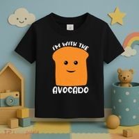 Im With The Avocado Toast Toddler T-Shirt thumb 3