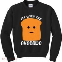 Im With The Avocado Toast Kids Sweatshirt thumb 0