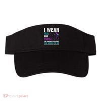 I Wear Teal & Purple Suicide Prevention Awareness Visor thumb 0