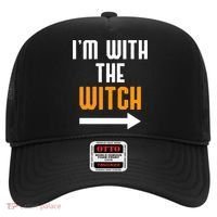 I'm With The Witch Funny Halloween Costume Hat thumb 0