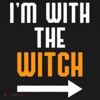 I'm With The Witch Funny Halloween Costume Tank Top thumb 6