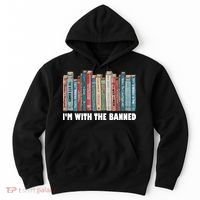I'm With The Banned Book Hoodie thumb 0